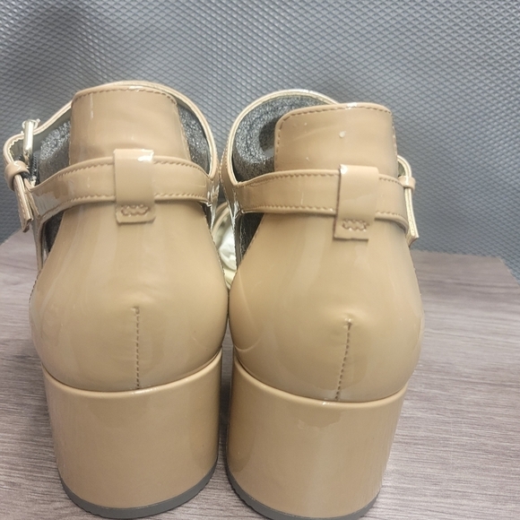 Ecco Tan Leather Sandal 2.25” Block Heel Ankle Strap 41 US 10-10.5 New w/ box - Picture 6 of 11